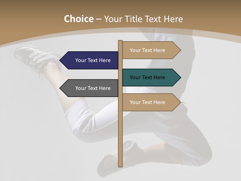 Moving Breakdancing Balance PowerPoint Template