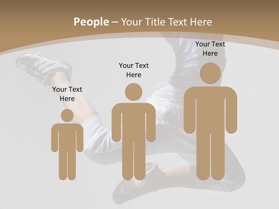 Moving Breakdancing Balance PowerPoint Template