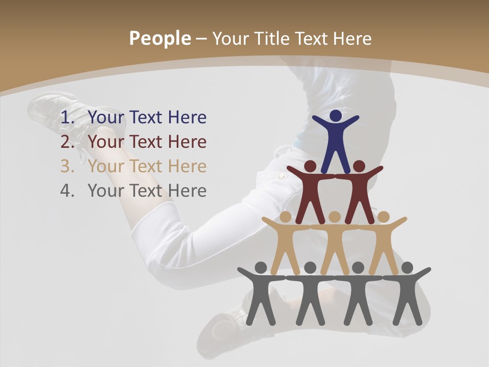 Moving Breakdancing Balance PowerPoint Template