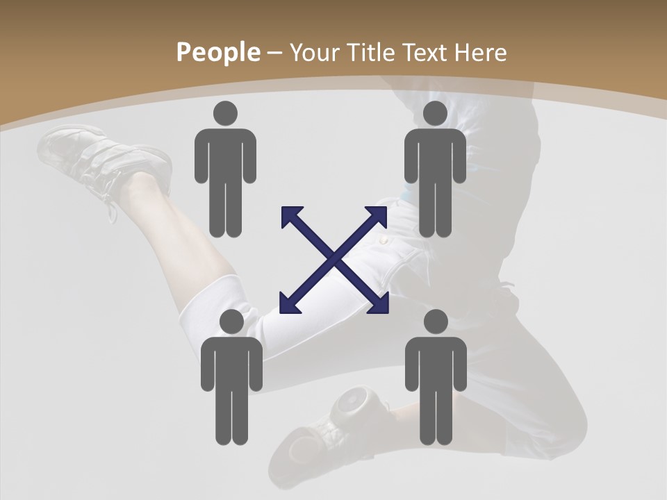 Moving Breakdancing Balance PowerPoint Template