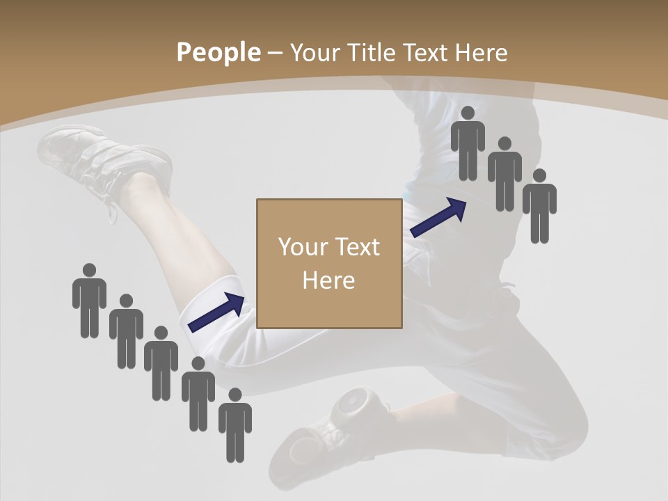 Moving Breakdancing Balance PowerPoint Template