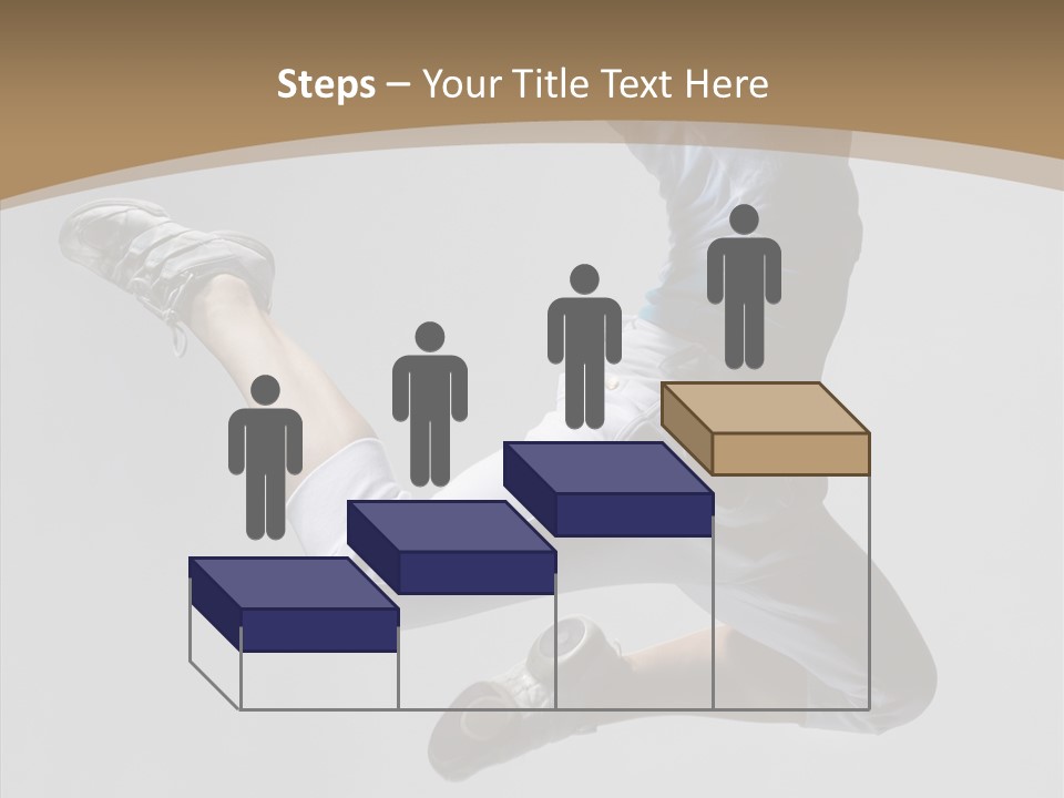 Moving Breakdancing Balance PowerPoint Template