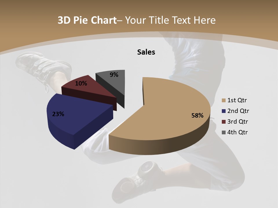 Moving Breakdancing Balance PowerPoint Template