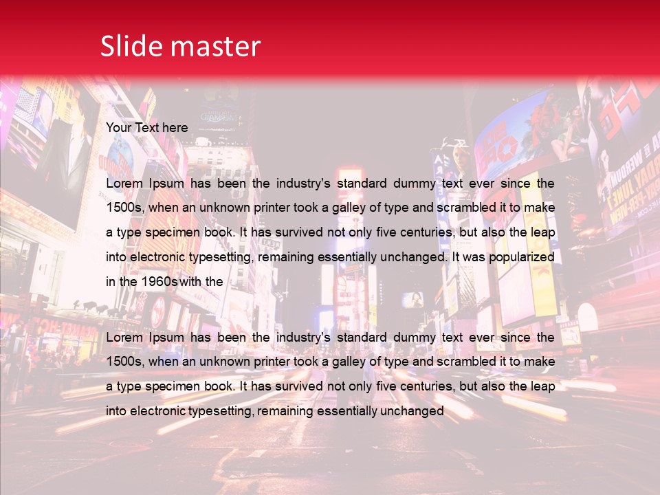 United Transport Traffic PowerPoint Template