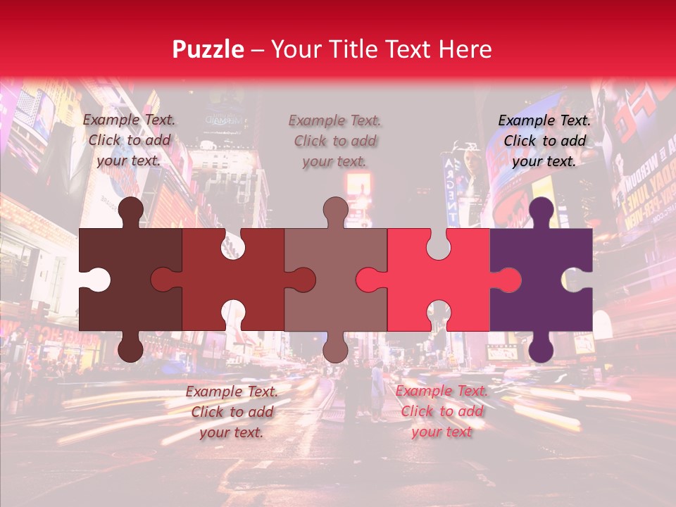 United Transport Traffic PowerPoint Template