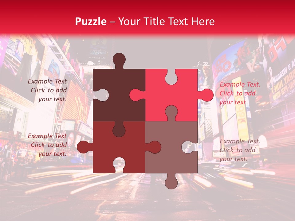 United Transport Traffic PowerPoint Template