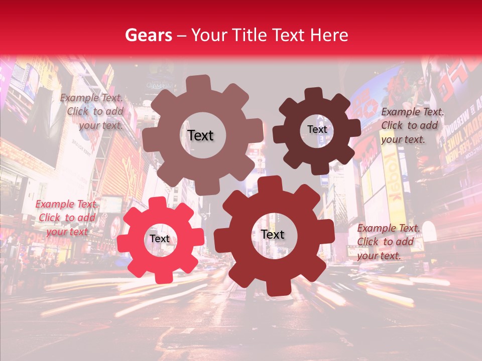 United Transport Traffic PowerPoint Template