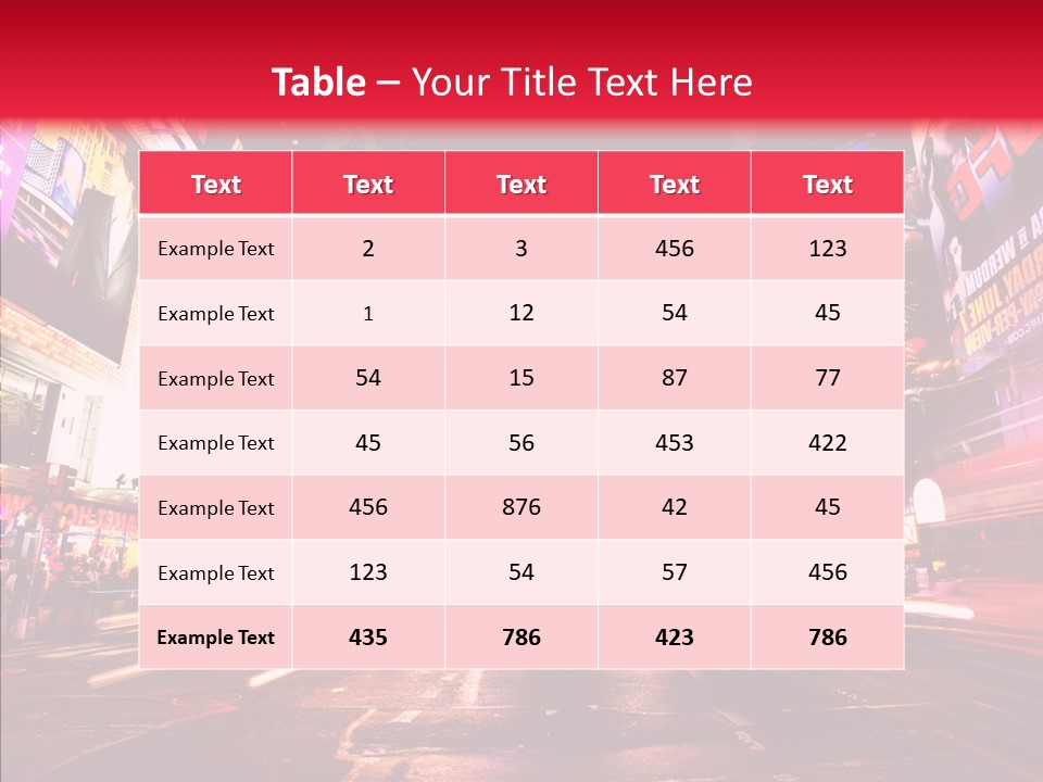 United Transport Traffic PowerPoint Template