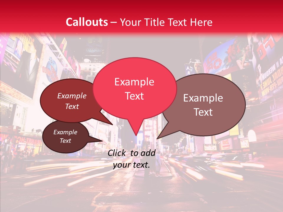 United Transport Traffic PowerPoint Template
