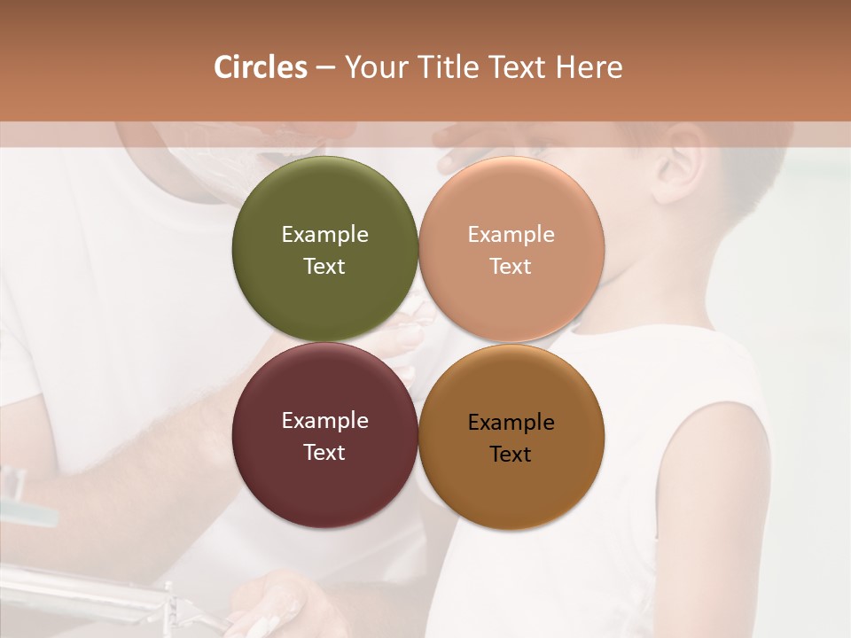 Indoors Together Son PowerPoint Template