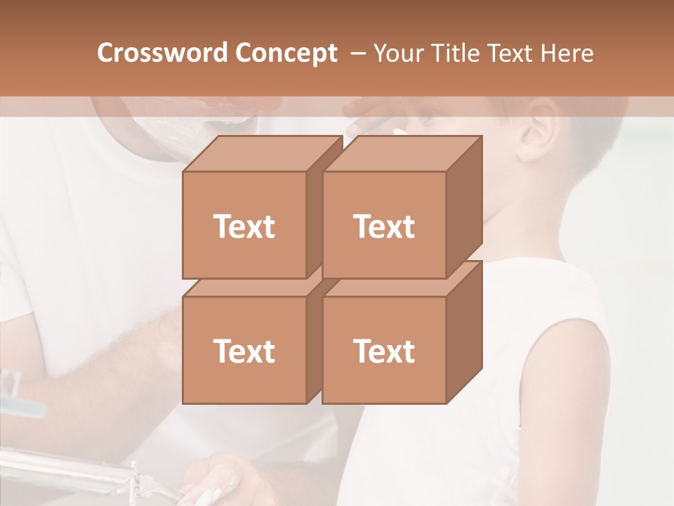 Indoors Together Son PowerPoint Template
