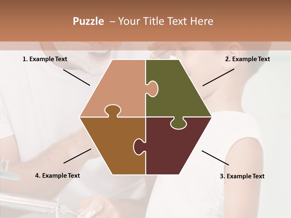 Indoors Together Son PowerPoint Template