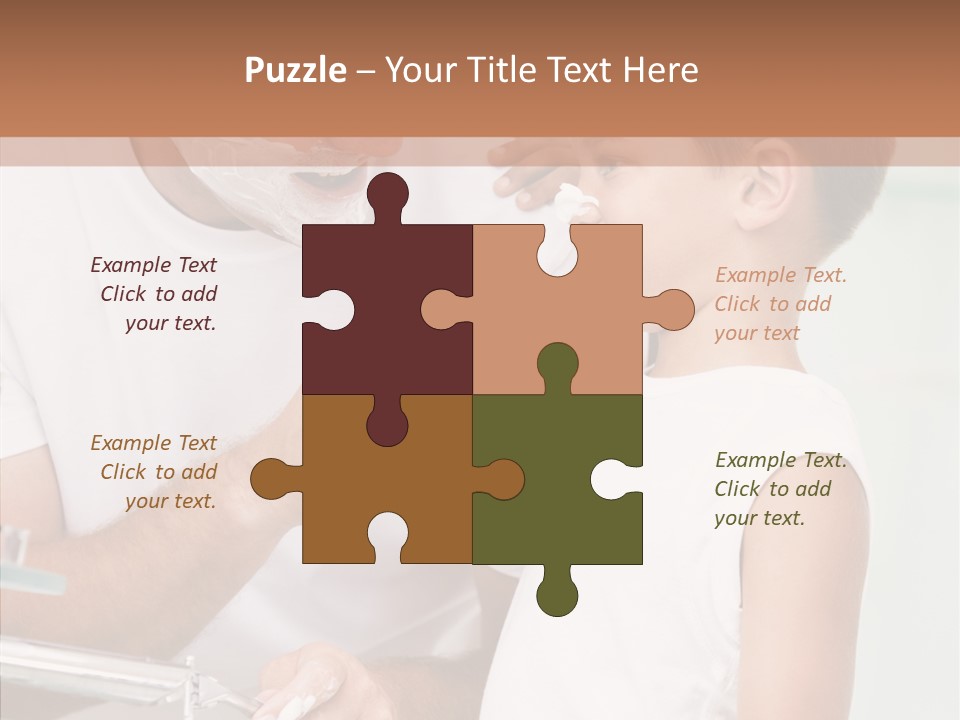 Indoors Together Son PowerPoint Template