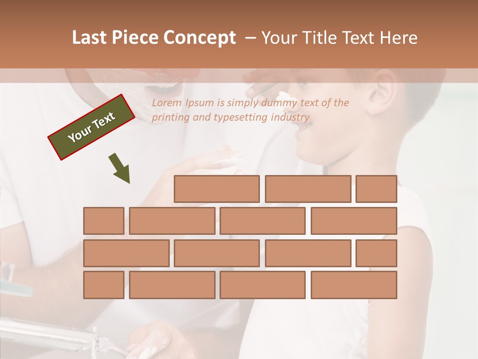 Indoors Together Son PowerPoint Template