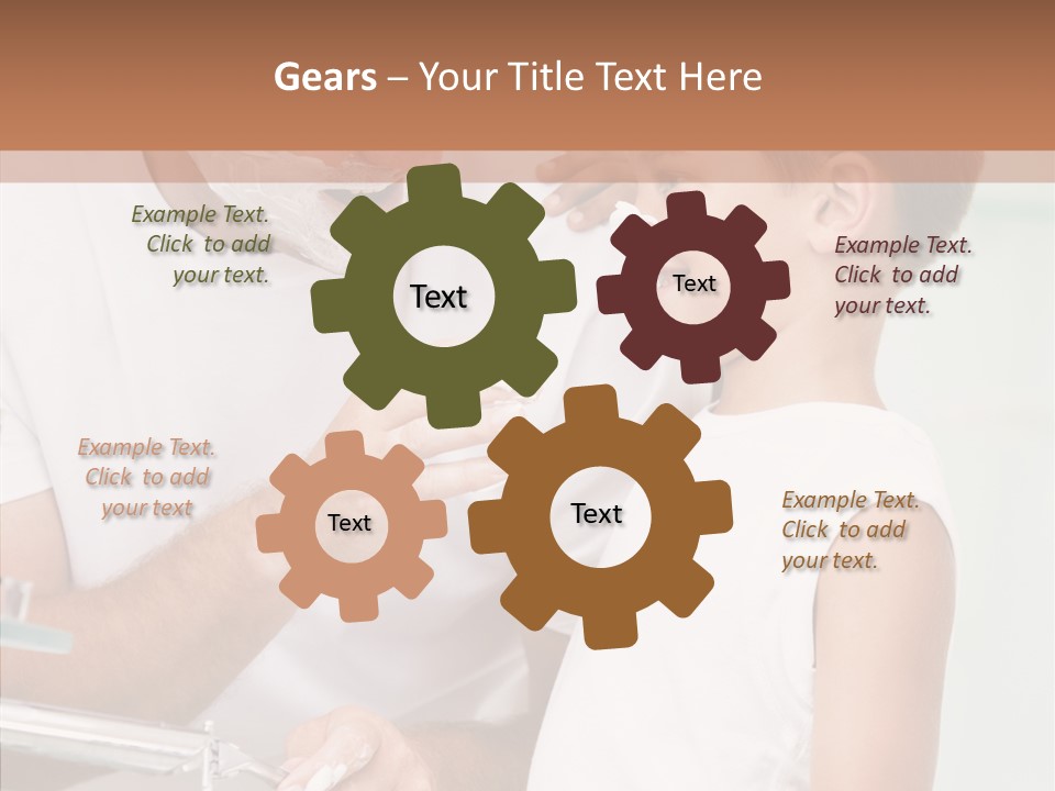 Indoors Together Son PowerPoint Template