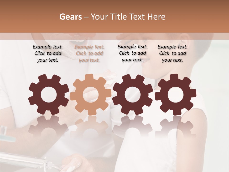 Indoors Together Son PowerPoint Template