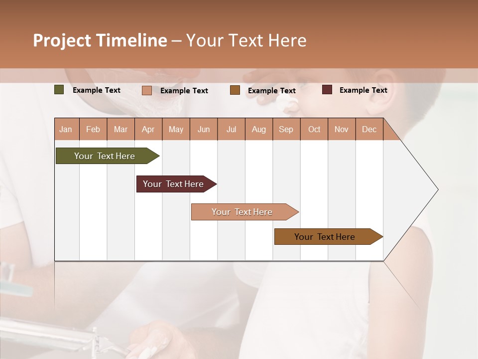 Indoors Together Son PowerPoint Template