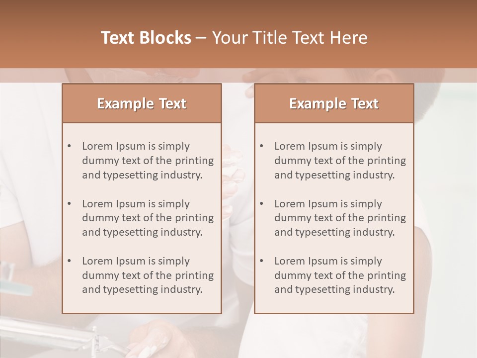 Indoors Together Son PowerPoint Template
