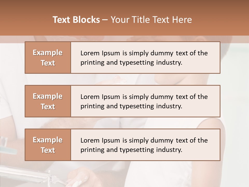 Indoors Together Son PowerPoint Template