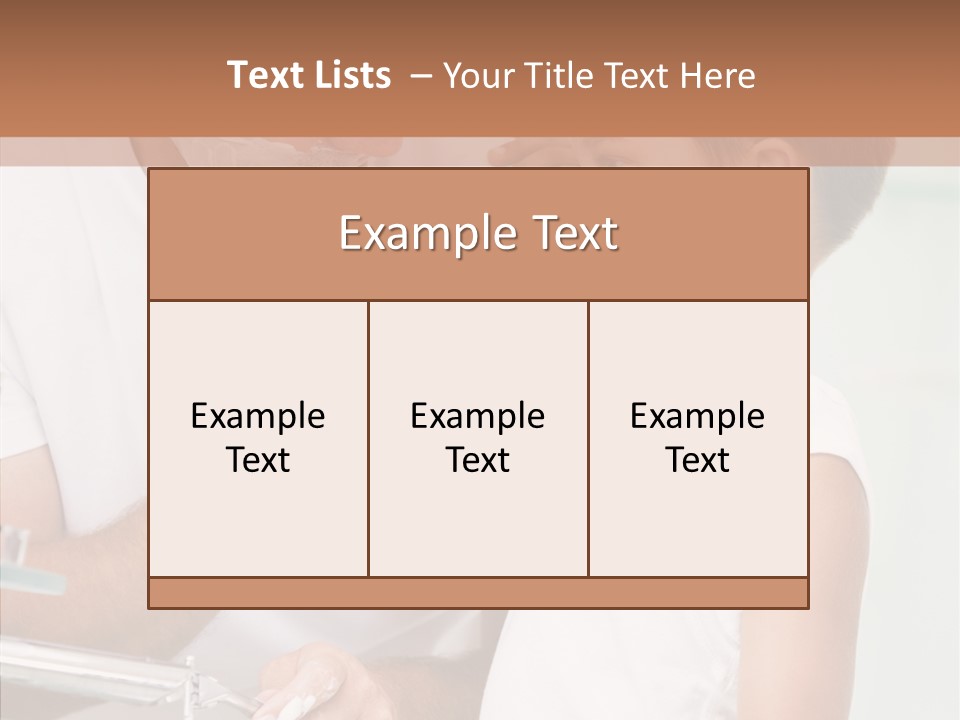 Indoors Together Son PowerPoint Template