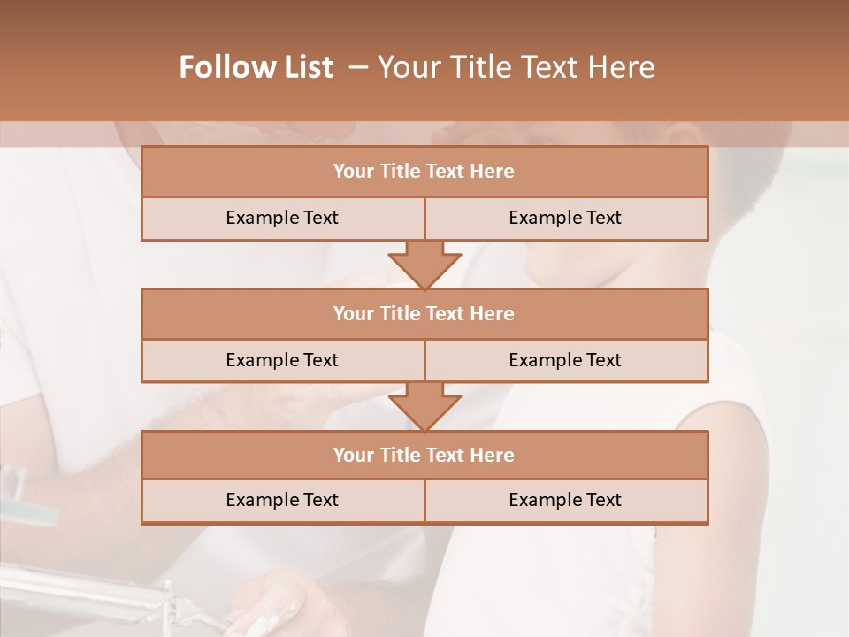 Indoors Together Son PowerPoint Template