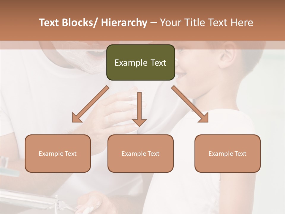 Indoors Together Son PowerPoint Template