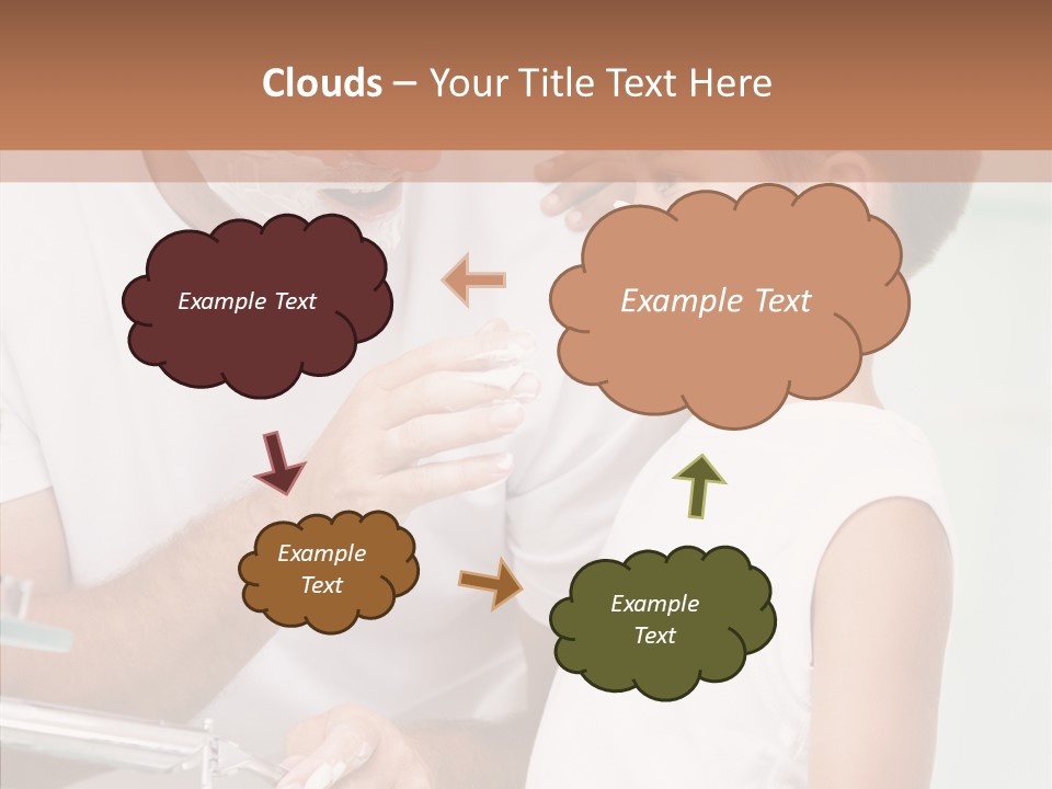 Indoors Together Son PowerPoint Template