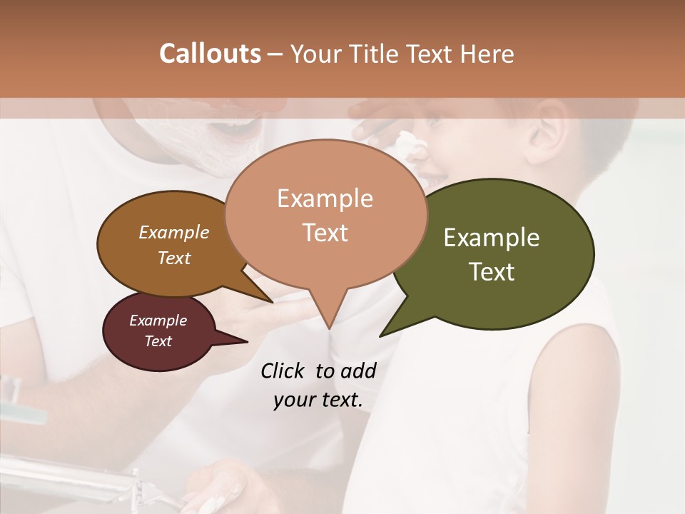 Indoors Together Son PowerPoint Template