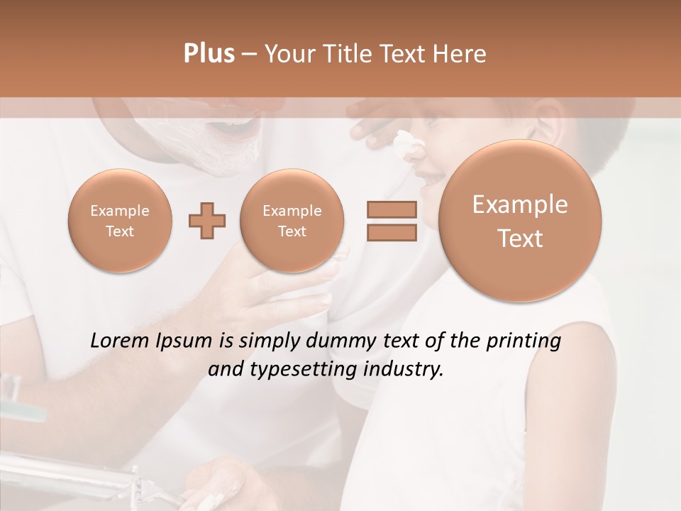 Indoors Together Son PowerPoint Template