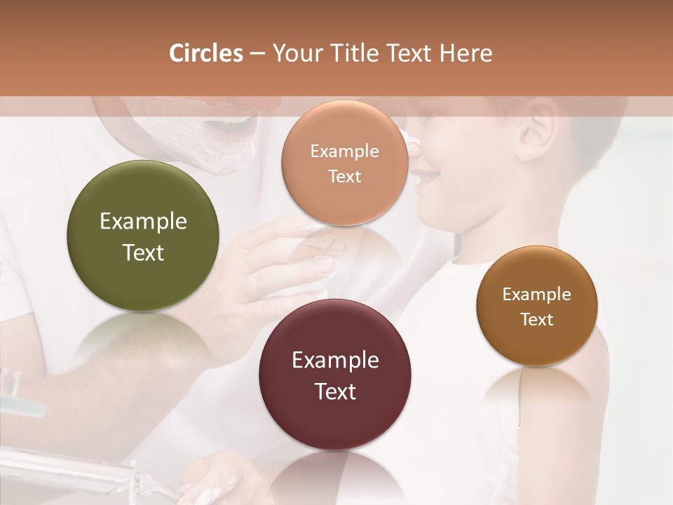 Indoors Together Son PowerPoint Template