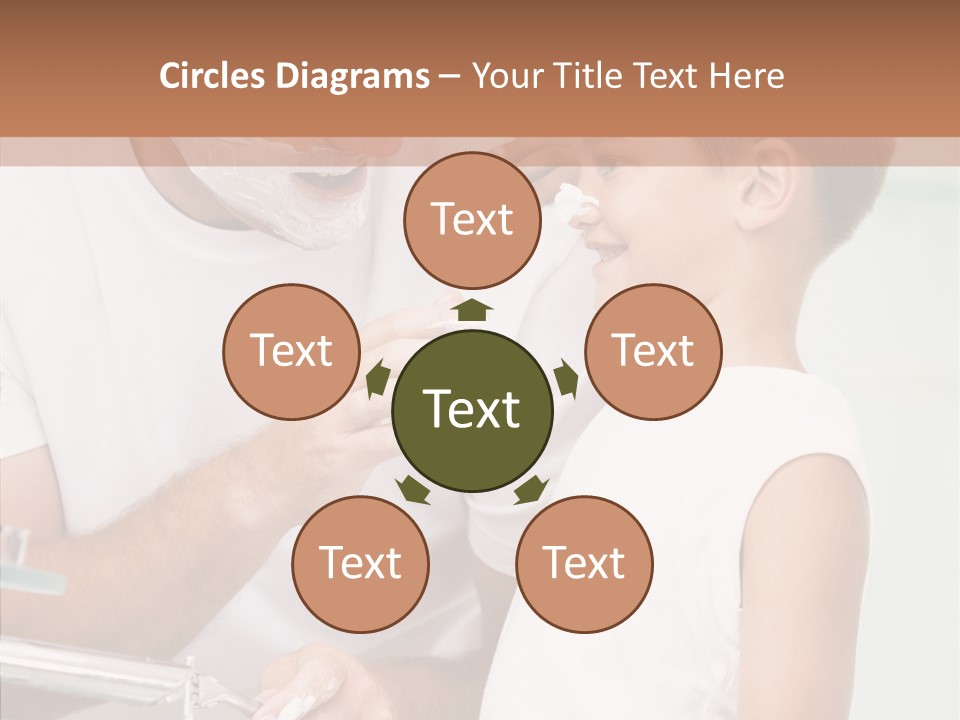 Indoors Together Son PowerPoint Template