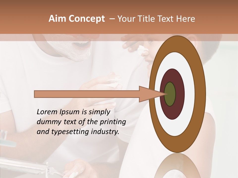 Indoors Together Son PowerPoint Template