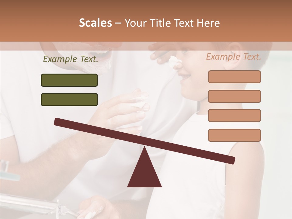 Indoors Together Son PowerPoint Template