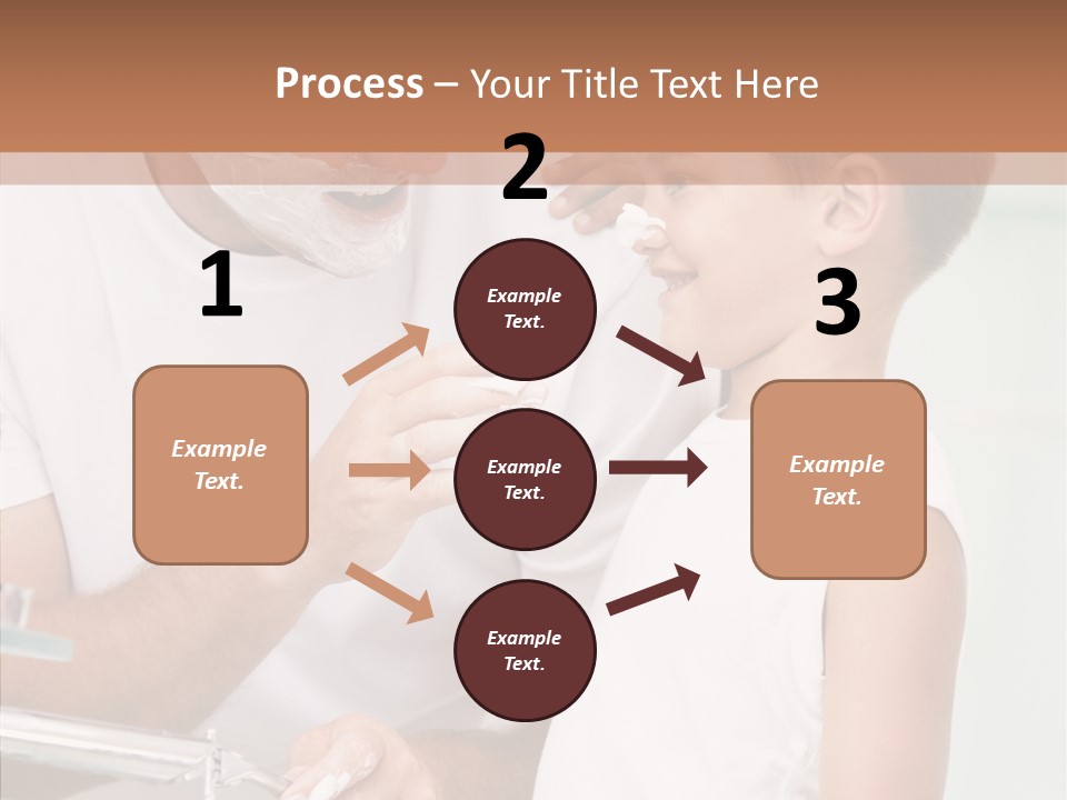 Indoors Together Son PowerPoint Template