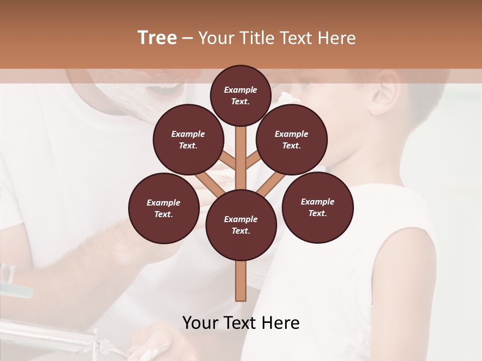 Indoors Together Son PowerPoint Template