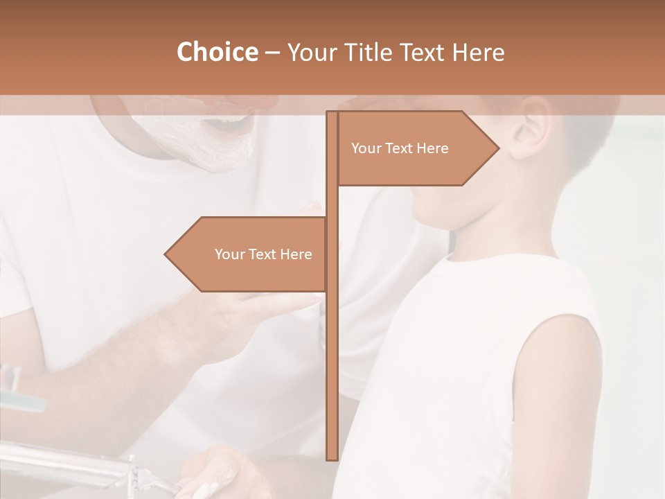Indoors Together Son PowerPoint Template