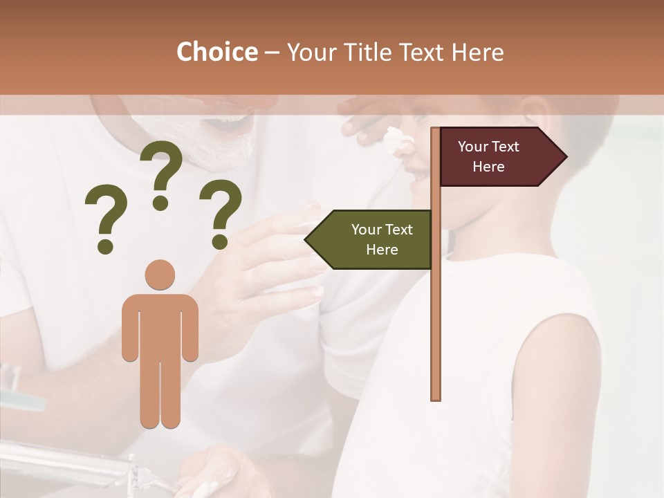 Indoors Together Son PowerPoint Template