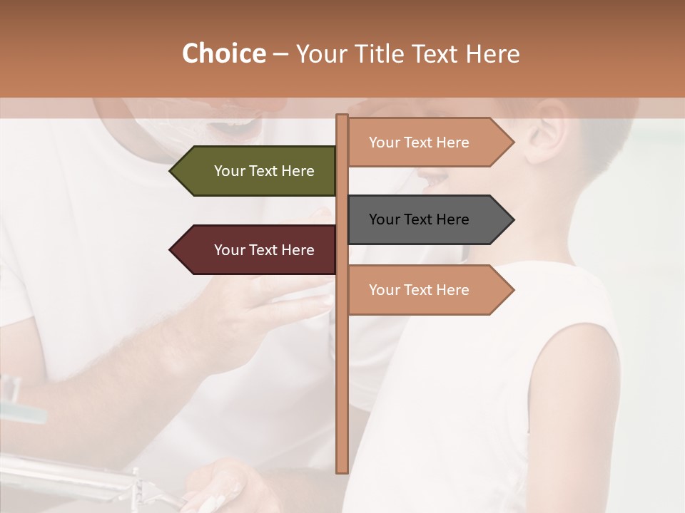 Indoors Together Son PowerPoint Template