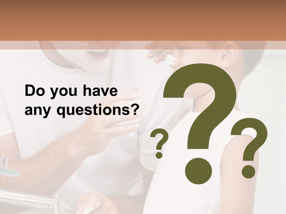 Indoors Together Son PowerPoint Template