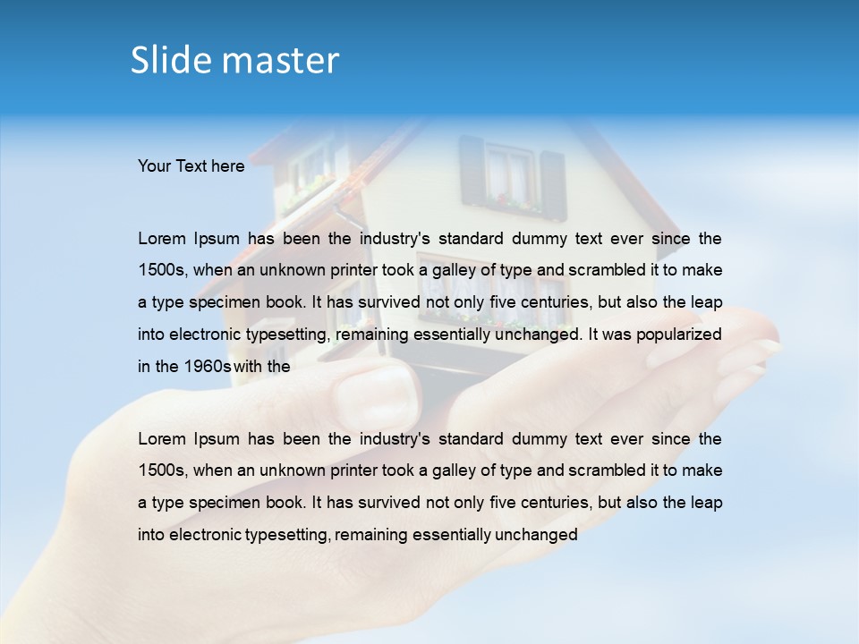 Loan Estate Background PowerPoint Template