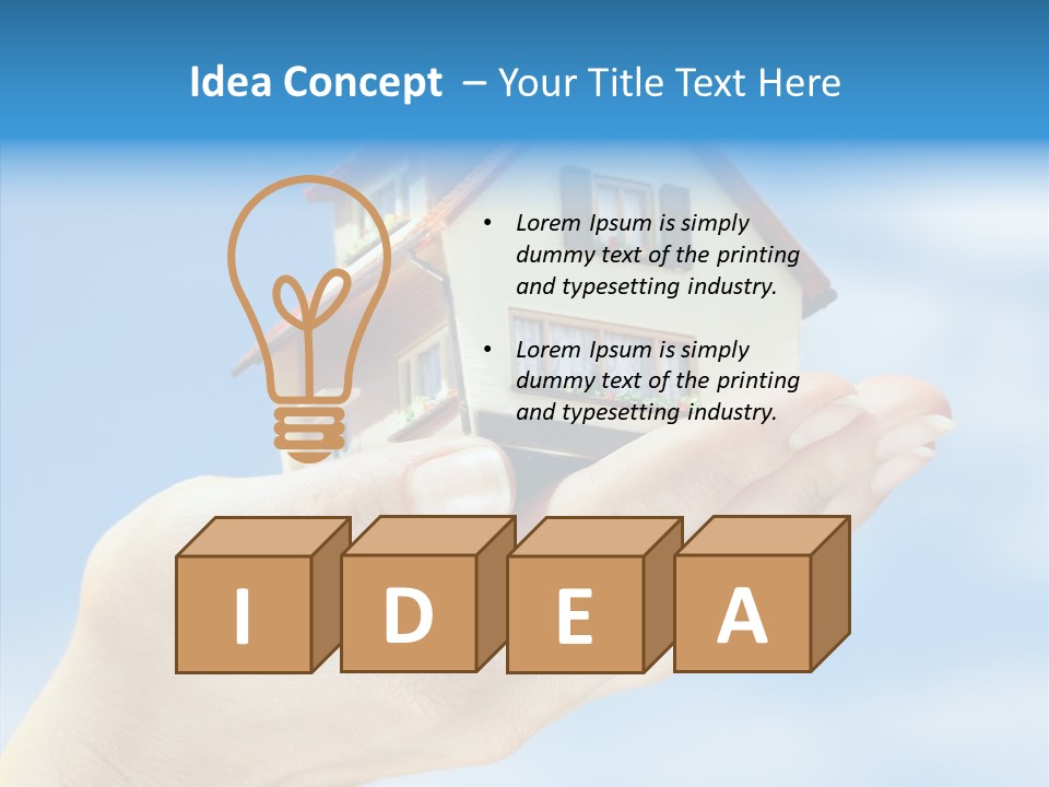 Loan Estate Background PowerPoint Template
