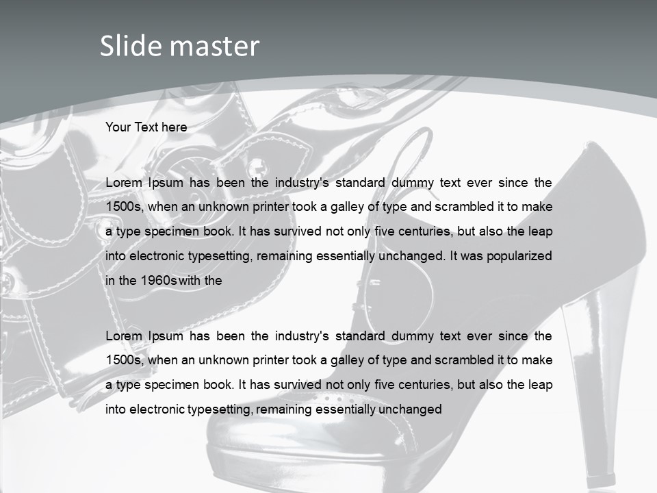 Set Style Mirror PowerPoint Template