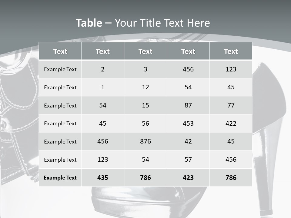 Set Style Mirror PowerPoint Template