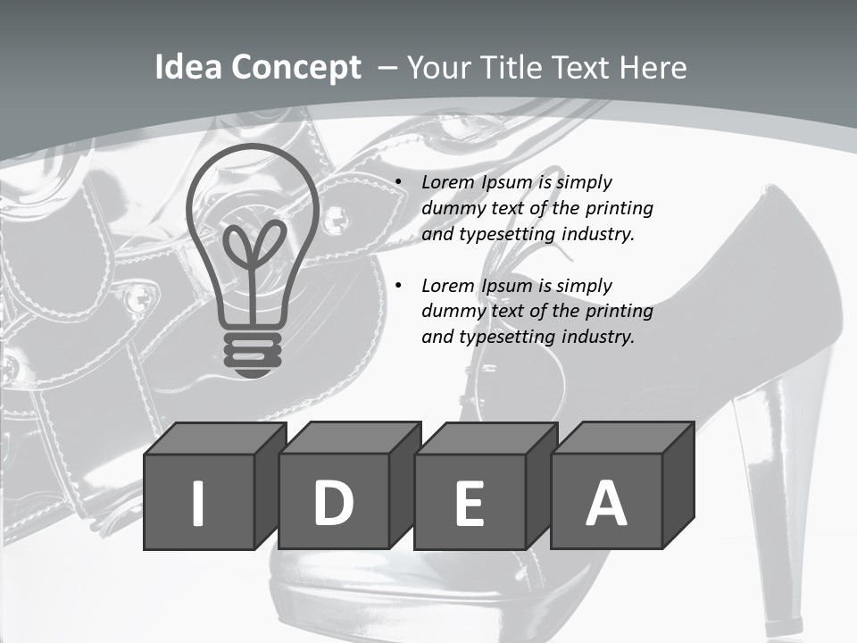 Set Style Mirror PowerPoint Template