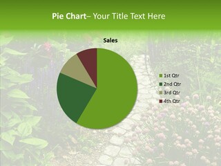 Garden Pave Backyard PowerPoint Template