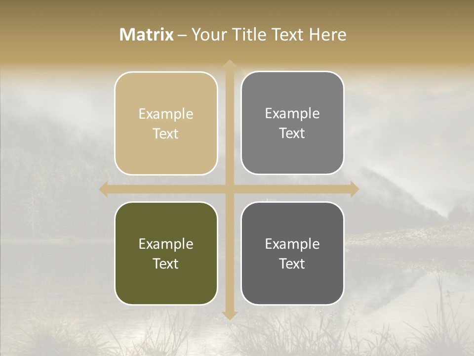 Fog Vacation Relaxation PowerPoint Template