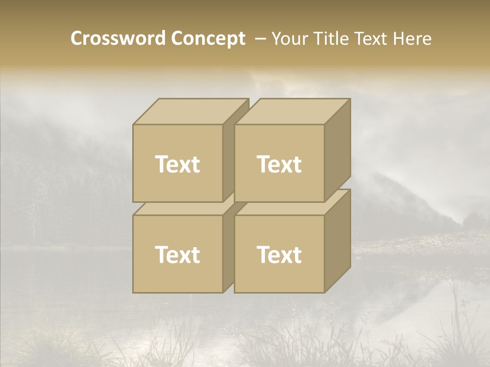 Fog Vacation Relaxation PowerPoint Template