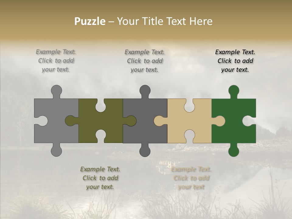 Fog Vacation Relaxation PowerPoint Template