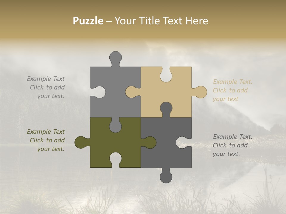 Fog Vacation Relaxation PowerPoint Template