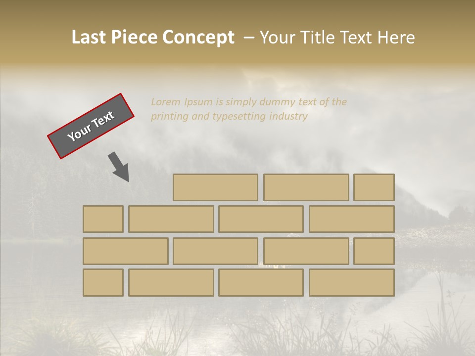 Fog Vacation Relaxation PowerPoint Template